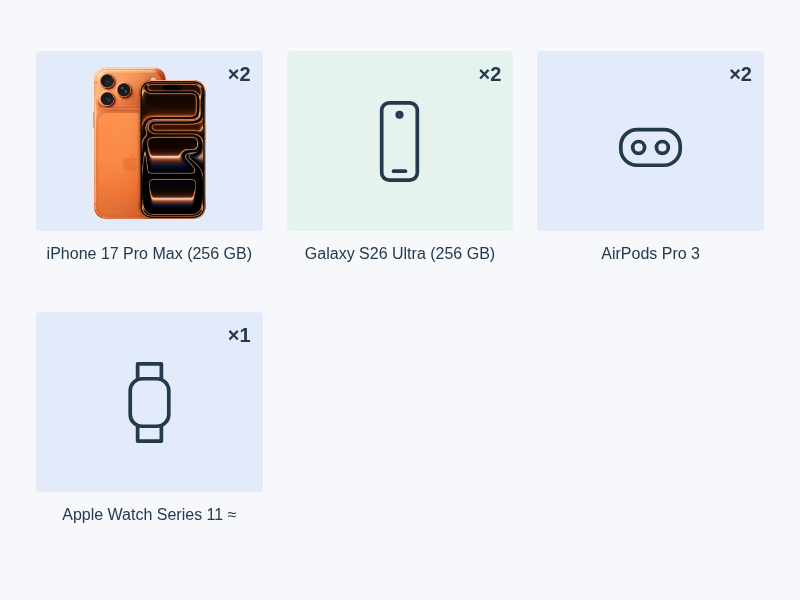 Amazon Lot 06 — Four flagships — 1