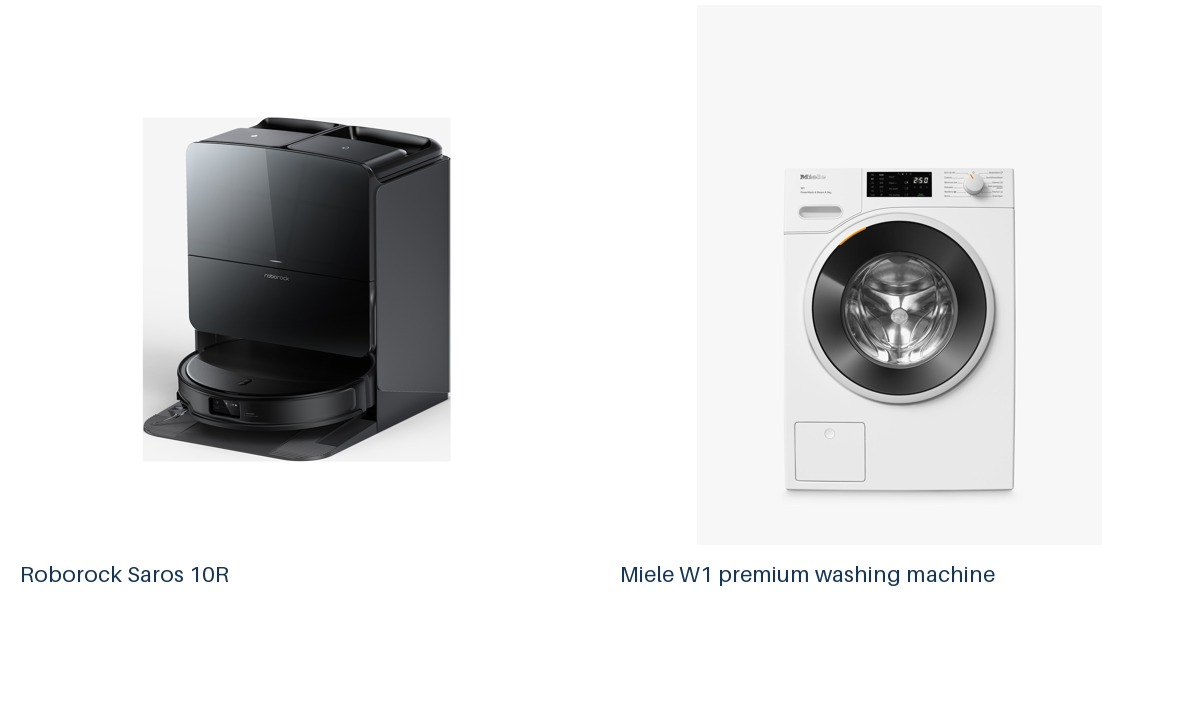 Baby & Home Lot 04 — Automated floor care + premium laundry — 1